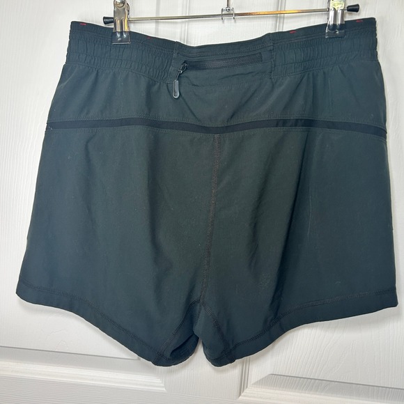 lululemon Surge Short 4" Lined Men's Medium Black – Reflective, Zip‎ Pocket - Picture 2 of 4